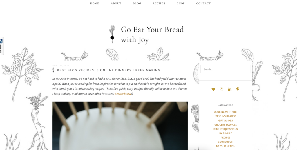 examples-of-food-blog-writing